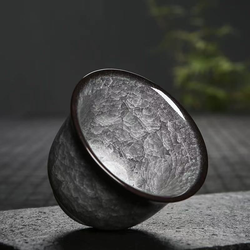 Longquan Celadon Cup — Handcrafted Stoneware