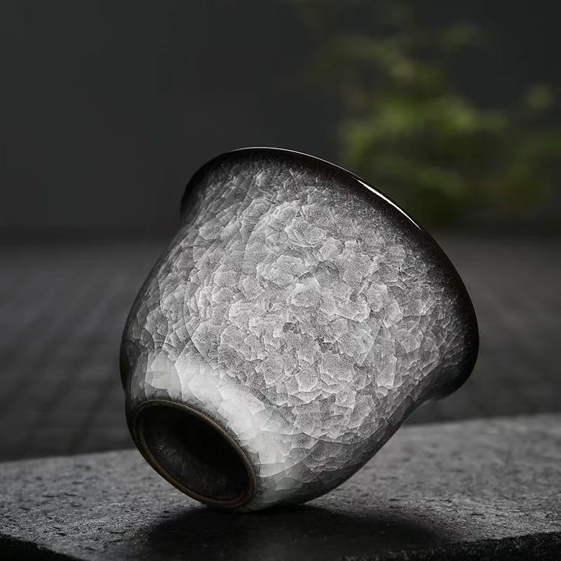 Longquan Celadon Cup — Handcrafted Stoneware